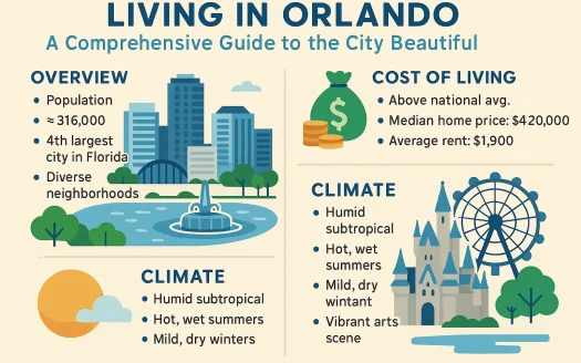 Infographic: Living in Orlando: A Comprehensive Guide to the City Beautiful
