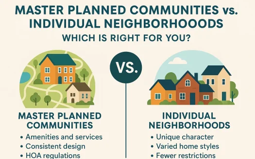 Infographic: Master Planned Communities vs. Individual Neighborhoods: Which is Right for You?