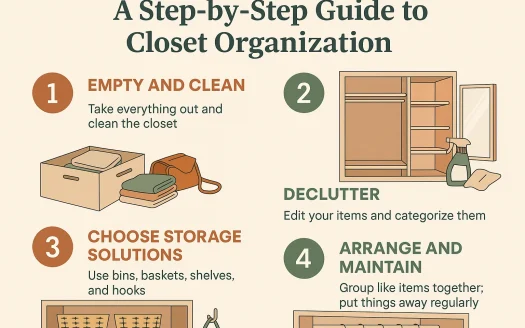 Infographic: Master Your Space: A Step-by-Step Guide to Closet Organization