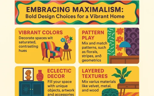 Infographic: Embracing Maximalism: Bold Design Choices for a Vibrant Home