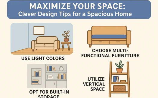Infographic: Maximize Your Space: Clever Design Tips for a Spacious Home