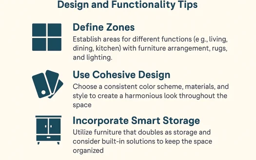Infographic: Maximizing Your Open Floor Plan: Design and Functionality Tips