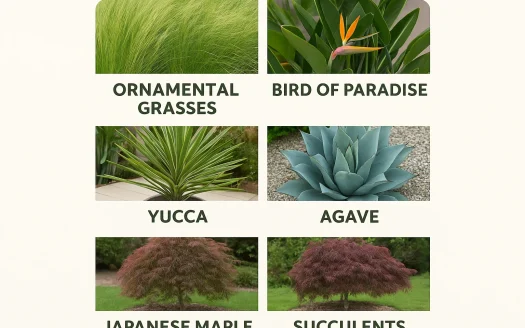 Infographic: 6 Stunning Plants for a Modern Backyard Oasis