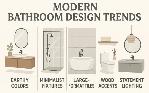 Infographic: Modern Bathroom Design Trends