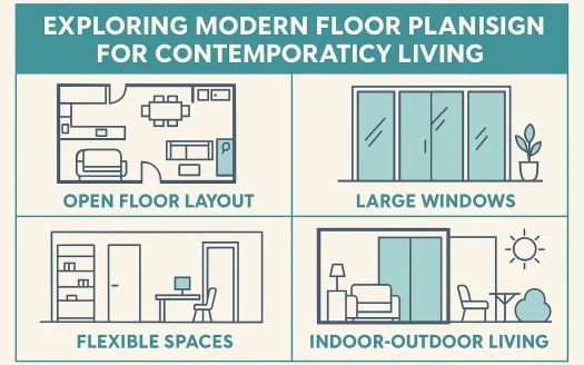 Infographic: Exploring Modern Floor Plan Designs for Contemporary Living