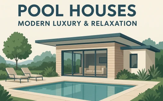 Infographic: Pool Houses: Modern Luxury & Relaxation