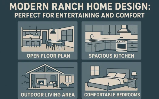 Infographic: Modern Ranch Home Design: Perfect for Entertaining and Comfort