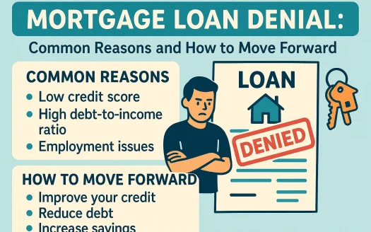 Infographic: Mortgage Loan Denial: Common Reasons and How to Move Forward