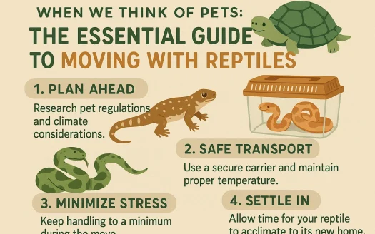Infographic: When We Think of Pets: The Essential Guide to Moving with Reptiles