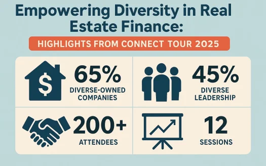 Infographic: Empowering Diversity in Real Estate Finance: Highlights from Connect Tour 2025