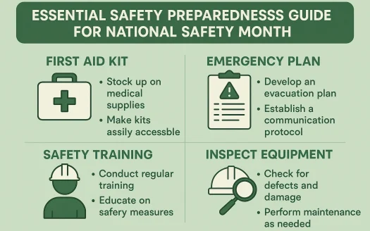 Infographic: Essential Safety Preparedness Guide for National Safety Month