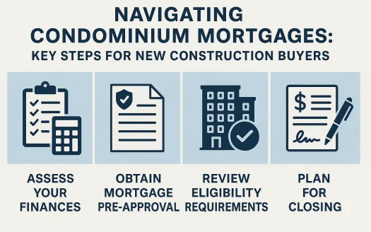 Infographic: Navigating Condominium Mortgages: Key Steps for New Construction Buyers