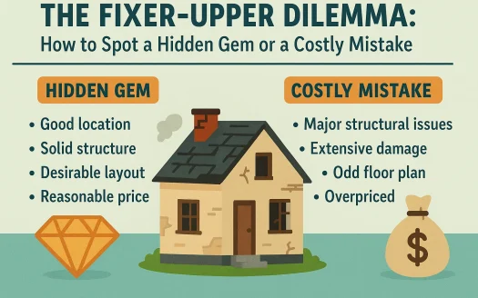 Infographic: The Fixer-Upper Dilemma: How to Spot a Hidden Gem or a Costly Mistake
