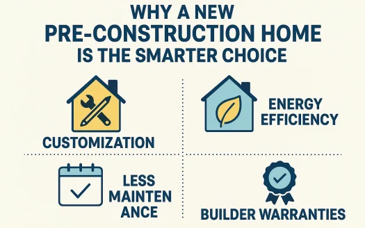 Infographic: Why a New Pre-Construction Home is the Smarter Choice