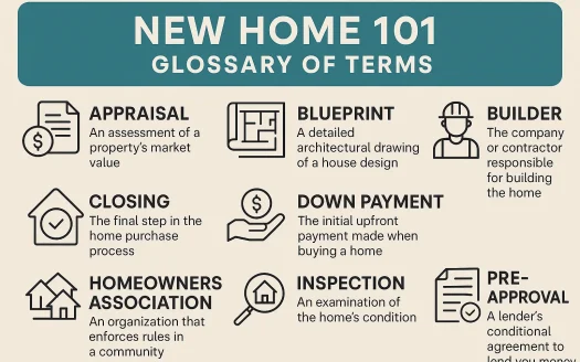 Infographic: New Home 101 Glossary of Terms