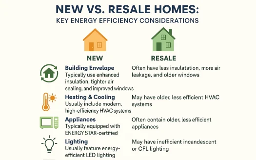 Infographic: New vs. Resale Homes: Key Energy Efficiency Considerations