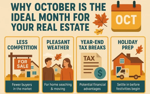 Infographic: Why October is the Ideal Month for Your Real Estate Move