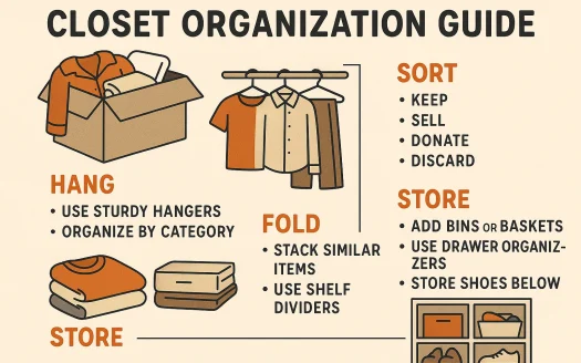 Infographic: Closet Organization Guide