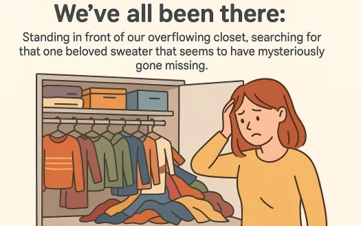 Infographic: We’ve all been there: Standing in front of our overflowing closet