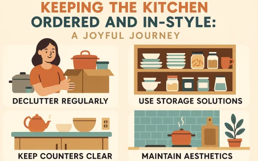 Infographic: Keeping the Kitchen Ordered and In-Style: A Joyful Journey