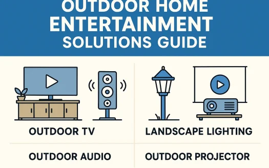Infographic: Outdoor Home Entertainment Solutions Guide