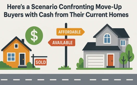 Infographic: Here’s a Scenario Confronting Move-Up Buyers with Cash from Their Current Homes