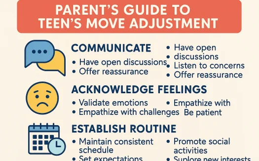Infographic: Parent's Guide to Teen's Move Adjustment