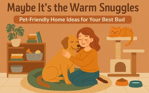 Infographic: Maybe It’s the Warm Snuggles: Pet-Friendly Home Ideas for Your Best Bud