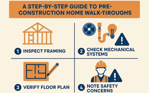 Infographic: A Step-by-Step Guide to Pre-Construction Home Walk-Throughs