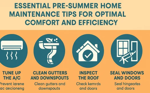 Infographic: Essential Pre-Summer Home Maintenance Tips for Optimal Comfort and Efficiency