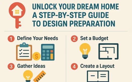 Infographic: Unlock Your Dream Home: A Step-by-Step Guide to Design Preparation