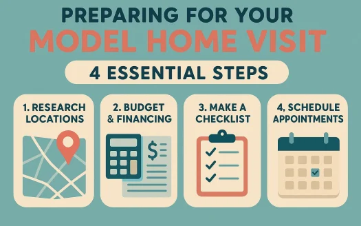 Infographic: Preparing for Your Model Home Visit: 4 Essential Steps