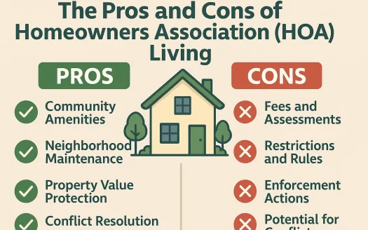 Infographic: The Pros and Cons of Homeowners Association (HOA) Living