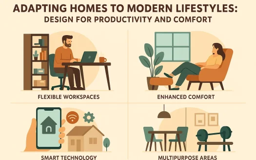 Infographic: Adapting Homes to Modern Lifestyles: Design for Productivity and Comfort