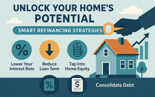 Infographic: Unlock Your Home's Potential: Smart Refinancing Strategies