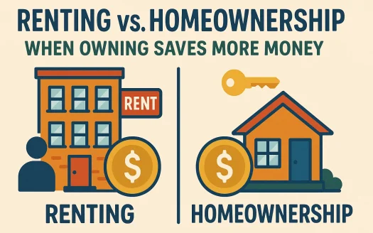Infographic: Renting vs. Homeownership: When Owning Saves More Money