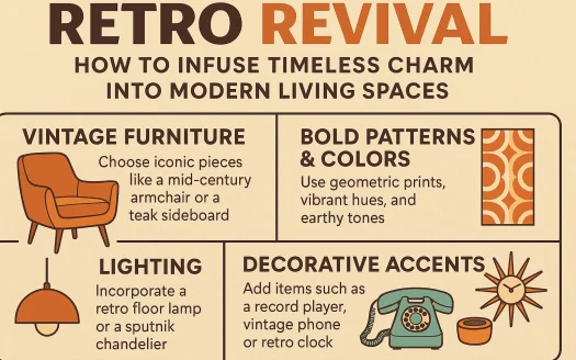 Infographic: Retro Revival: How to Infuse Timeless Charm Into Modern Living Spaces