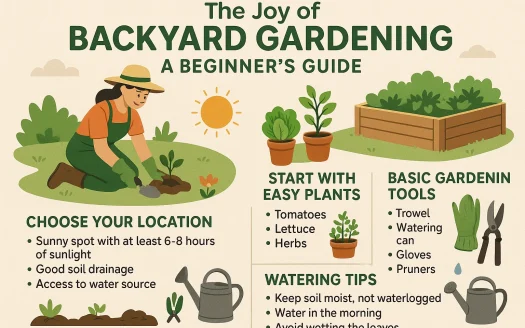 Infographic: The Joy of Backyard Gardening: A Beginner's Guide