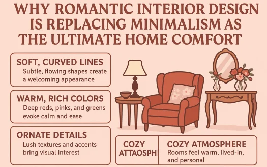 Infographic: Why Romantic Interior Design is Replacing Minimalism as the Ultimate Home Comfort