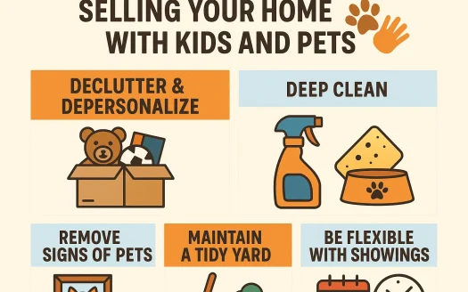 Infographic: Essential Tips for Selling Your Home with Kids and Pets