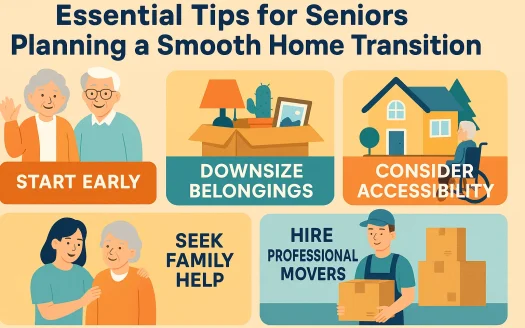 Infographic: Essential Tips for Seniors Planning a Smooth Home Transition
