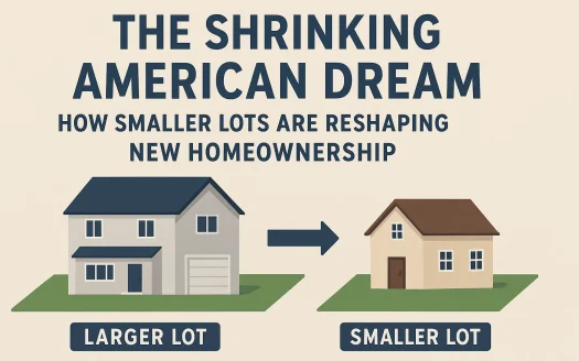 Infographic: The Shrinking American Dream: How Smaller Lots Are Reshaping New Homeownership