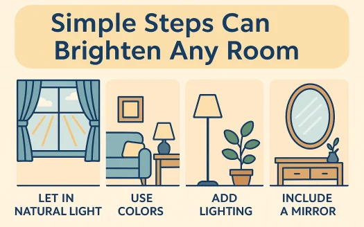 Infographic: Simple Steps Can Brighten Any Room