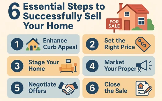 Infographic: 6 Essential Steps to Successfully Sell Your Home
