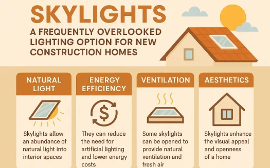 Infographic: Skylights: A Frequently Overlooked Lighting Option for New Construction Homes