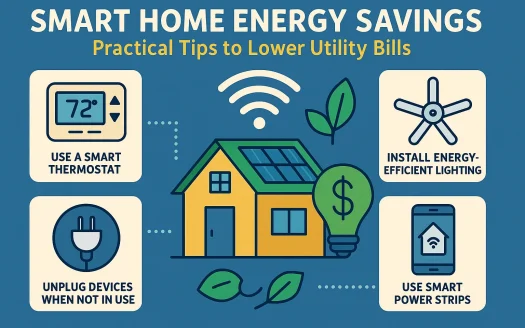 Infographic: Smart Home Energy Savings: Practical Tips to Lower Utility Bills