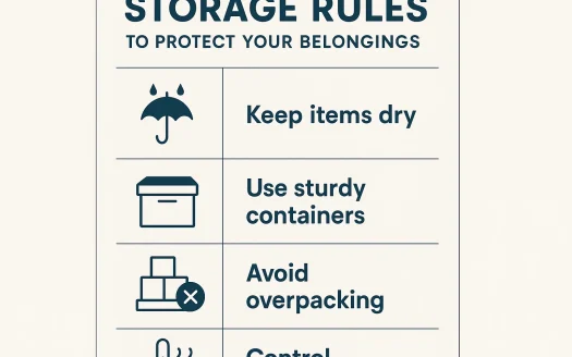 Infographic: Essential Home Storage Rules to Protect Your Belongings