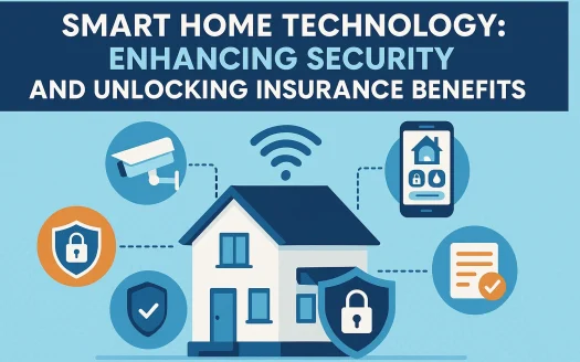 Infographic: Smart Home Technology: Enhancing Security and Unlocking Insurance Benefits