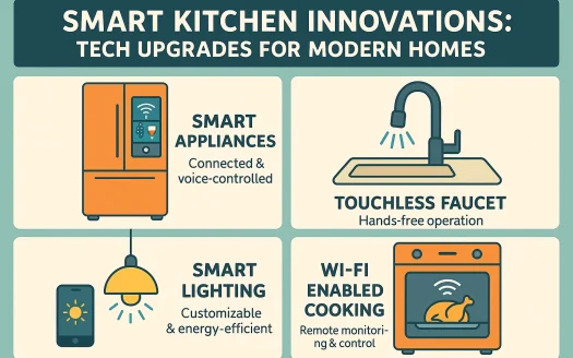 Infographic: Smart Kitchen Innovations: Tech Upgrades for Modern Homes