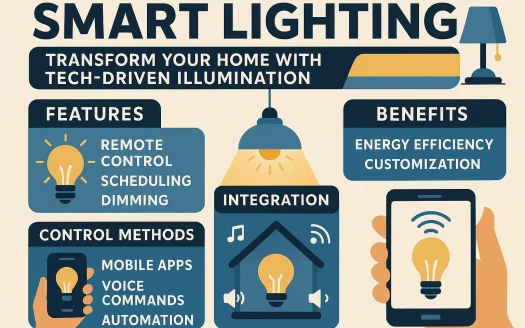 Infographic: Smart Lighting: Transform Your Home with Tech-Driven Illumination